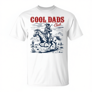 Camiseta Cool Dads Club Retro Western Cowboy Dad - Product Image 2
