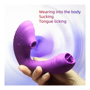 Vibrator dapat dipakai baru untuk wanita getaran waspada untuk tongkat pijat elektrik Stimulator klitoris <span class=keywords><strong>Model</strong></span> mainan dewasa bebas genggam - Product Image 2