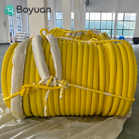 Corde tressée synthétique UHMWPE anti-UV, corde d'amarrage marine, corde de remorquage pour bateau, corde de treuil, corde flottante de 10 mm