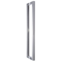 Poignée de porte de bureau double face en SUS304 pour porte en verre et porte en bois avec installation facile