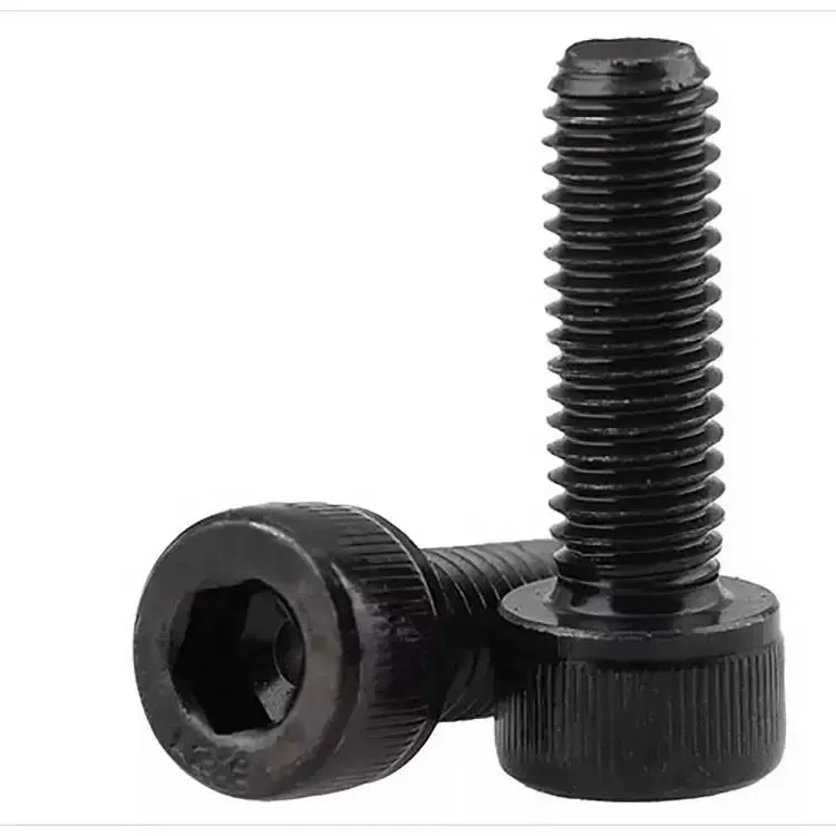 Factory price Black Hex Allen Key Bolts DIN 912 Screw Full Thread Socket Bolt Screws Carbon Steel steel 8.8/ 10.9/ 12.9