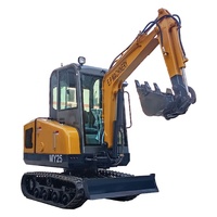 Mini-excavatrice modèle MY25 avec moteur diesel Laidong 385