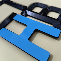 Lettere e Numeri 3D in Plastica ABS da 79MM per Targhe Auto, Vendita Diretta dalla Fabbrica per Targhe Britanniche