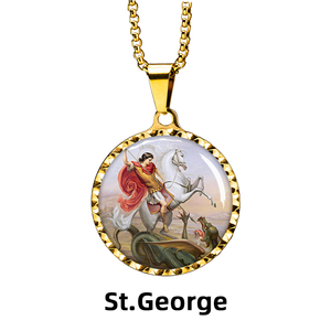 Colgante de San Jorge GIVELUCK, Estilo Religioso, para Venta al por Mayor en Tiendas de Recuerdos de Viaje - Product Image 3