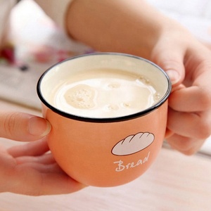 Cerámica té taza 7,5 oz microondas y lavavajillas taza <span class=keywords><strong>de</strong></span> café cerámica Esmalte leche <span class=keywords><strong>tazas</strong></span> con mango <span class=keywords><strong>para</strong></span> café, té Y <span class=keywords><strong>de</strong></span> cacao - Product Image 2
