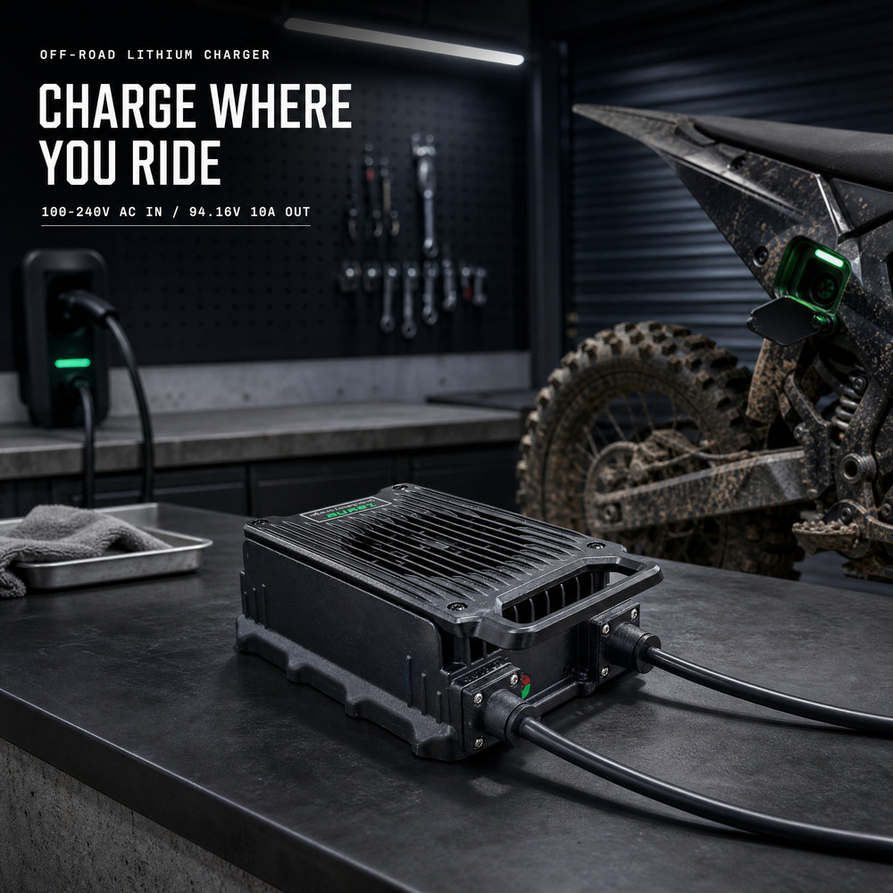 IP67 72V10Amp Electric Off-road Vehicle Lithium <strong>Battery</strong> 84V Charger 110VAC Is Suitable for the <strong>2026</strong> LIGHT BEE X <strong>Battery</strong> <strong>Pack</strong>