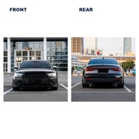 Kits de Parachoques Delanteros Estilo S8 para Automóviles A8 2018-2022, con Faros Traseros y Delanteros, Kits de Carrocería para Audi A8 S8 D5 2018-2022
