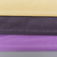 Tissu en maille de lin diamanté 100 % polyester 120D - Respirant, avec revêtement PU moelleux, poids moyen, pour robes de mariée et robes de soirée