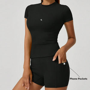 Combinaison de sport pour <span class=keywords><strong>femme</strong></span> MIQI, style tendance, dos nu, respirante, légère, séchage rapide, longueur intégrale, vêtements de plein air, fitness, yoga, <span class=keywords><strong>body</strong></span> - Product Image 1