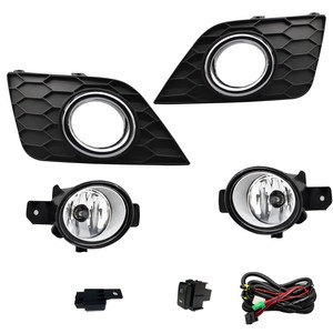 Hw Fog Light Bezels For 2016 Nissan Sylphy With And Without Perforations Halogen Lamp 12V - Product Image 2