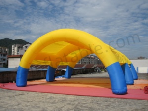 Carpa de arco inflable <span class=keywords><strong>azul</strong></span> amarillo Artículo caliente para marketing de eventos y exposición de marca - Product Image 3