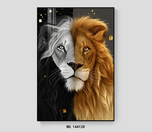 Portrait <span class=keywords><strong>à</strong></span> <span class=keywords><strong>l</strong></span>'<span class=keywords><strong>huile</strong></span> peint <span class=keywords><strong>à</strong></span> la main d'animaux domestiques de famille cadeau d'anniversaire unique avec paysage diamant moyen - Product Image 5