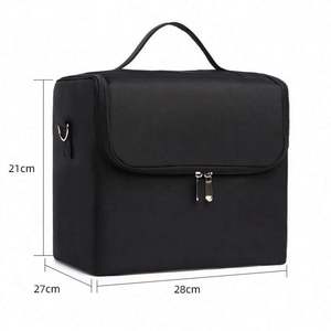 Sac de toilette professionnel en tissu Oxford polyester imperméable grande capacité pour maquillage et voyage transfrontalier – Vente en gros - Product Image 2