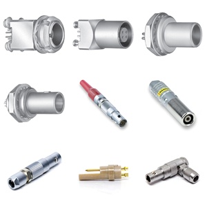 PFB.0B.303.CYMD31 Circular Push Pull Connectors 3P <strong>FIXD</strong> RCPT W/2NUTS CRMP CBL COLET 3.1MM - Product Image 5