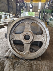 Heavy Duty SG Iron <b>Flywheel</b> Casting OEM Precision Machining for Industrial Equipment - Product Image 3