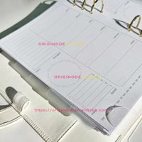 Clip de planificateur découpé sur mesure en PP dépoli, marque-page coulissant A5 A6, marque-page de journal, porte-notes autocollantes, accessoires de tabulation