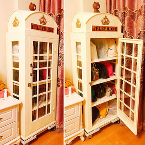 Cabine téléphonique londonienne en métal rouge insonorisée pour extérieur, à prix avantageux, pour accessoires de décoration de bureau - Product Image 6