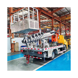 Piattaforma di Lavoro Aereo Sinotruk HOWO Usata o Nuova, <span class=keywords><strong>Camion</strong></span> <span class=keywords><strong>con</strong></span> Braccio Elettrico e <span class=keywords><strong>Cestello</strong></span>, Elevatore per Lavori ad Alta Quota in Vendita - Product Image 2