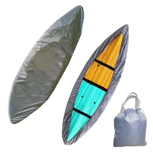 Capa de caiaque engrossada 420d, à prova d' água, armazenamento ao ar livre, proteção uv, protetor solar, para barco, caiaque, canoa