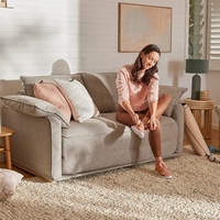 Gemütliches Komprimiertes Verwandlungssofa Klappsofa Schlafsofa mit Breiten Armlehnen für Villa und Schule, Ausziehbares Bett für Wohnzimmer-Sofas