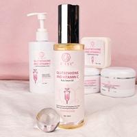 Premium éclaircissant glutathion vitamine C soins de la peau corps ensemble hydratant Booster Kit de soins de la peau