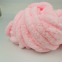 Hoyia pour tricoter à la main couverture Chenille fil Polyester gros Super Jumbo volumineux 100 bonnes couleurs carte fournie ou personnalisée