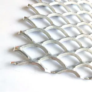 Professional Manufacture Aluminum Expanded Metal Mesh panels grating expanded metal in rhombus mesh