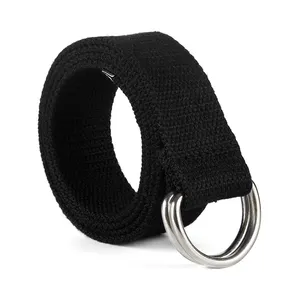 حزام شبكي مطبوع مخصص للجنسين الأكثر مبيعاً حزام شبكي مزدوج على شكل حرف D حزام شبكي