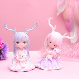 Giocattoli in Resina PVC Personalizzati OEM 2024, Action Figure di Alta Qualità, 2 Stili, Decorazioni per Torte, Statuette <span class=keywords><strong>Anime</strong></span> per Bambine, Bambola <span class=keywords><strong>Rosa</strong></span> - Product Image 4