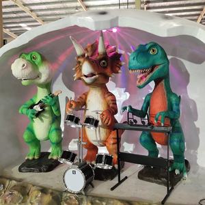 Figura de dinosaurio de dibujos animados, nuevo estilo, el modelo más atractivo de dinosaurio animatrónico, banda en la <span class=keywords><strong>entrada</strong></span> del <span class=keywords><strong>Parque</strong></span> Jurásico - Product Image 5