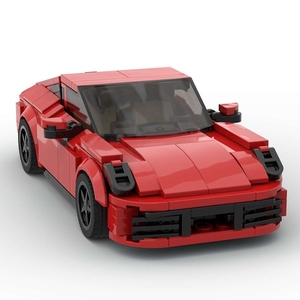 Moc Gạch Tốc Độ Thành Phố Xe Vô Địch Racer Cổ Điển Siêu Xe Đua Sáng Tạo Nhà Để Xe Xây Dựng Khối Đồ Chơi Cho Bé - Product Image 1