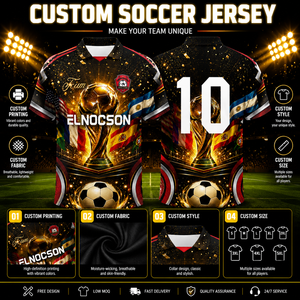 Camisetas de Fútbol Personalizadas de Alta Calidad con Logotipo para Hombre, Estampado de Banderas de Estados Unidos, Canadá y México, Copa Mundial de Fútbol 2026, Jersey para Fanáticos - Product Image 2