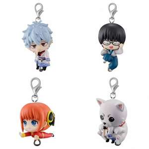 มีสินค้าในสต็อก, ลูกปัดร้อยเชือกซีรีส์ตัวละครจากอนิเมะกินทามะ ของบริษัท BD Japan - กินโทกิ, ชินปาจิ และ ซาโนะสุเกะ รูปไข่บิด - Product Image 1