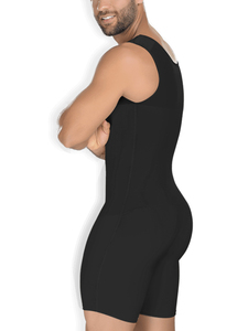 Dropshipping Body sculptant pour homme à compression élevée, <span class=keywords><strong>Fajas</strong></span> colombiennes amincissantes, sous-vêtements noirs pour homme - Product Image 2