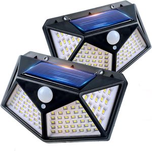 Lampe murale extérieure portable à économie d'énergie, étanche, avec détecteur de mouvement, 3 modes, éclairage de rue solaire LED, lumière de jardin - Product Image 1