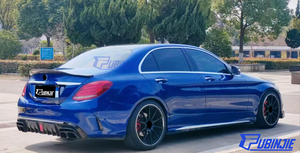   Diffusore Posteriore in Fibra di Carbonio per <span class=keywords><strong>Mercedes</strong></span> W205 Classe <span class=keywords><strong>C</strong></span> C63 4 Porte 2015-2021, Kit Carrozzeria in Fibra di Carbonio - Product Image 3