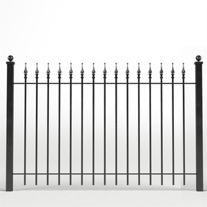 <span class=keywords><strong>Vendita</strong></span> calda giardino di casa decorativo zincato a caldo Design di sicurezza in metallo 6ft x 8ft recinzione in ferro battuto - Product Image 3