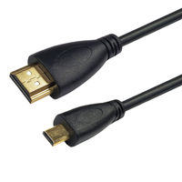 1M 1.5M 3M haute vitesse plaqué or HDMI vers MINI câble HDMI mâle-mâle Micro HDMI 1.4 câble audio vidéo 1080p 3D 4K