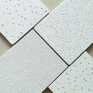 Tấm trần 600x600x14mm Độ dày gạch trần âm thanh sử dụng trong bệnh viện hấp thụ âm thanh sợi khoáng thiết kế đồ họa vuông - Product Image 3