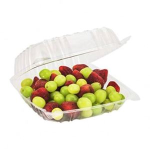 Disposable Clamshell 2 3 <b>Compartment</b> Blister Tray MFPP Plastic <b>Lunch</b> Food Packaging <b>Boxes</b> Hinged Container - Product Image 2