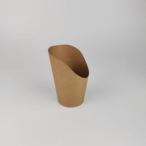 Vasos Desechables <span class=keywords><strong>de</strong></span> Papel Kraft para Papas <span class=keywords><strong>Fritas</strong></span>, Vasos <span class=keywords><strong>de</strong></span> Papel para Llevar, 8-16 oz, Personalizados, <span class=keywords><strong>con</strong></span> Cuchara para Papas <span class=keywords><strong>Fritas</strong></span> - Product Image 4
