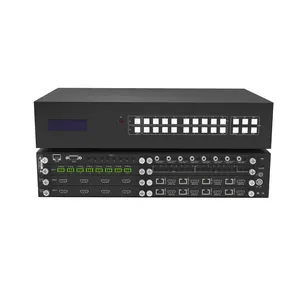 Sakelar matriks Hdbaset 8x8 4K2K @ 60Hz dengan 24bit RGB/YCBCR 4:4:4 8K