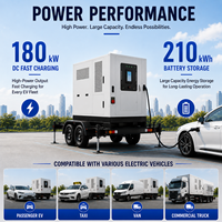 Nouvelle station de recharge pour véhicules électriques CCS2 de 120 kW à batterie DC montée sur véhicule pour le sauvetage routier d'urgence