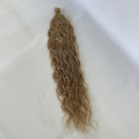 Cheveux humains indiens bruts naturels ondulés 100g en vrac pour tressage, pleins et épais, sans trame, extension de cheveux humains, prêts à être expédiés, vente chaude