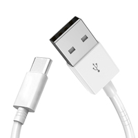 Cable USB C Trenzado de 5V2A, Duradero, Carga Rápida, Transmisión de Datos, Conductor de Cobre Puro para Teléfono Móvil e Impresora