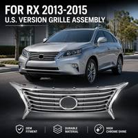 Grille de pare-chocs avant d'origine (OEM) version US pour Lexus RX270 RX350 RX450h 2013-2015 – Pièces de rechange supérieures à clipser directement
