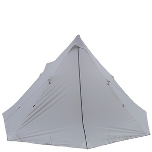 Tenda a piramide ultraleggera da campeggio per 2-4 persone tenda a zaino ultraleggera tenda Teepee da esterno esagonale - Product Image 1