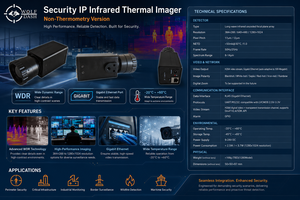 Telecamera Termica <span class=keywords><strong>IP</strong></span> di Rete ad Alta Risoluzione 384x288-1280x1024 Pixel <50mK Display 1440x1080 per Sicurezza e Industria - Product Image 6