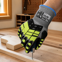 Gants de sécurité pour la construction, logo personnalisé, gants industriels enduits de nitrile pour travaux sur chantier