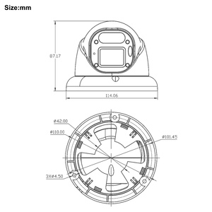 Oem 5MP 8 kênh PoE NVR Kit âm thanh thông minh ánh sáng kép tầm nhìn ban đêm 4 máy ảnh điện thoại P2P <span class=keywords><strong>Max</strong></span> 12TB HDD an ninh Hệ thống camera CCTV - Product Image 3